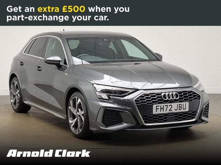 Audi A3 1.0 TFSI 30 S Line Sportback S Tronic Euro 6 (s/s) 5dr