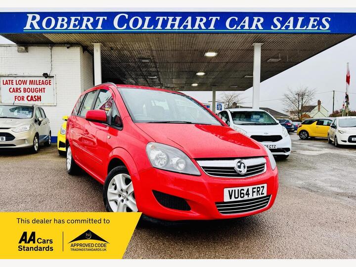 Vauxhall Zafira 1.8 16V Exclusiv Euro 5 5dr
