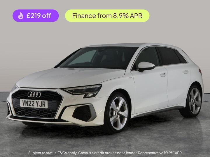 Audi A3 1.0 TFSI 30 S Line Sportback Euro 6 (s/s) 5dr