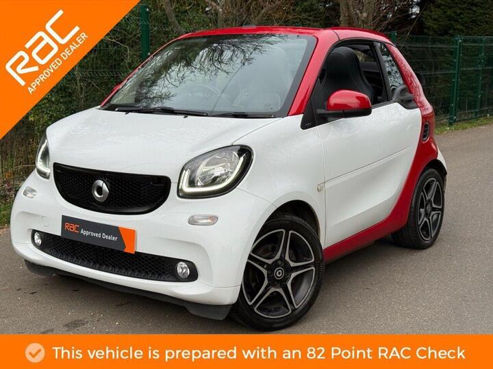 Smart FORTWO 0.9T Prime Cabriolet Twinamic Euro 6 (s/s) 2dr Smart FORTWO 0.9T Prime Cabriolet Twinamic Euro 6 (s/s) 2dr