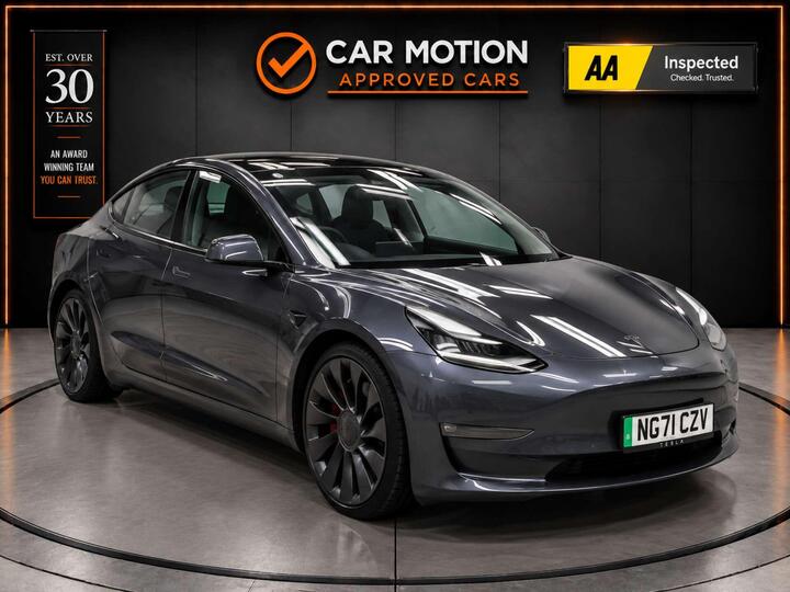 Tesla Model 3 (Dual Motor) Performance Auto 4WDE 4dr (Performance Upgrade)