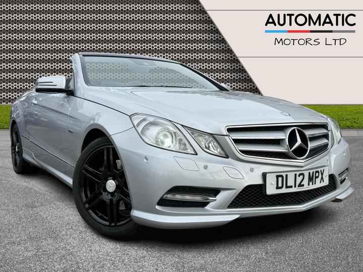 Mercedes-Benz E Class 2.1 E220 CDI BlueEfficiency Sport Cabriolet G-Tronic+ Euro 5 (s/s) 2dr