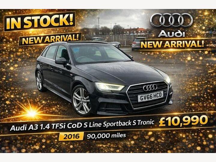 Audi A3 1.4 TFSI CoD S Line Sportback S Tronic Euro 6 (s/s) 5dr