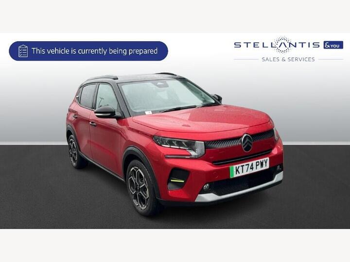 Citroen E-C3 Standard Range 44kWh MAX Auto 5dr (7.4kW Charger)