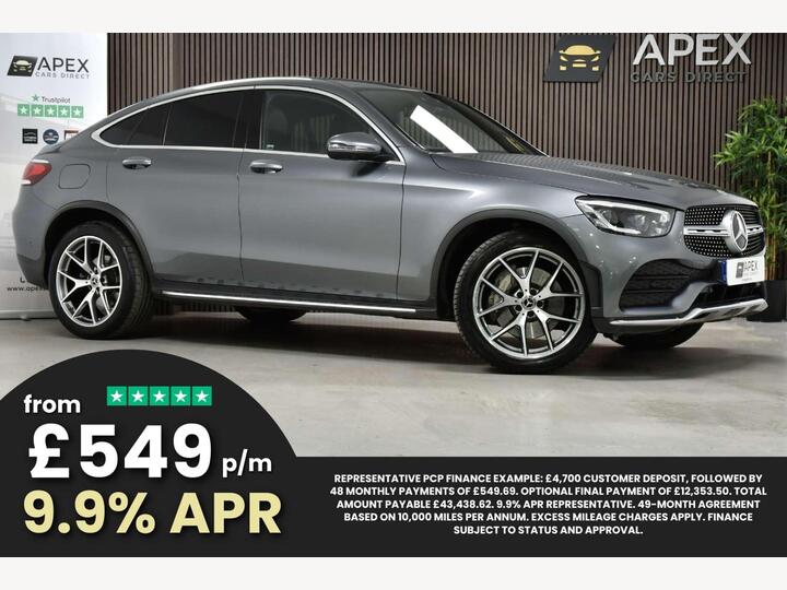 Mercedes-Benz GLC 2.0 GLC300d AMG Line (Premium Plus) Coupe G-Tronic+ 4MATIC Euro 6 (s/s) 5dr