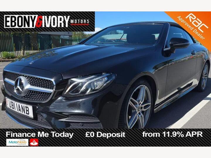 Mercedes-Benz E CLASS 2.0 E220d AMG Line (Premium) Cabriolet G-Tronic+ Euro 6 (s/s) 2dr