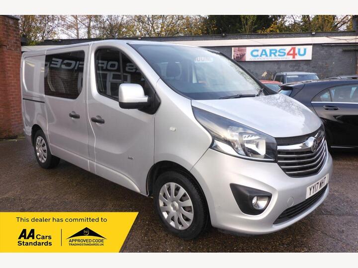 Vauxhall VIVARO 1.6 CDTi 2900 BiTurbo Sportive Crew Van L1 H1 Euro 6 (s/s) 5dr (6 Seat)