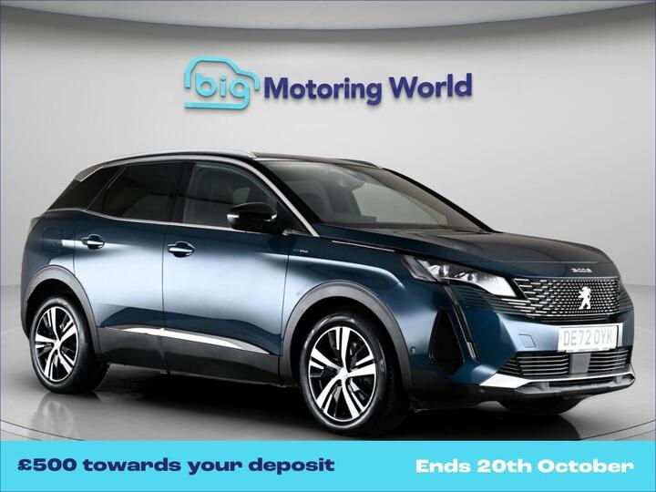 Peugeot 3008 1.6 13.2kWh GT E-EAT Euro 6 (s/s) 5dr