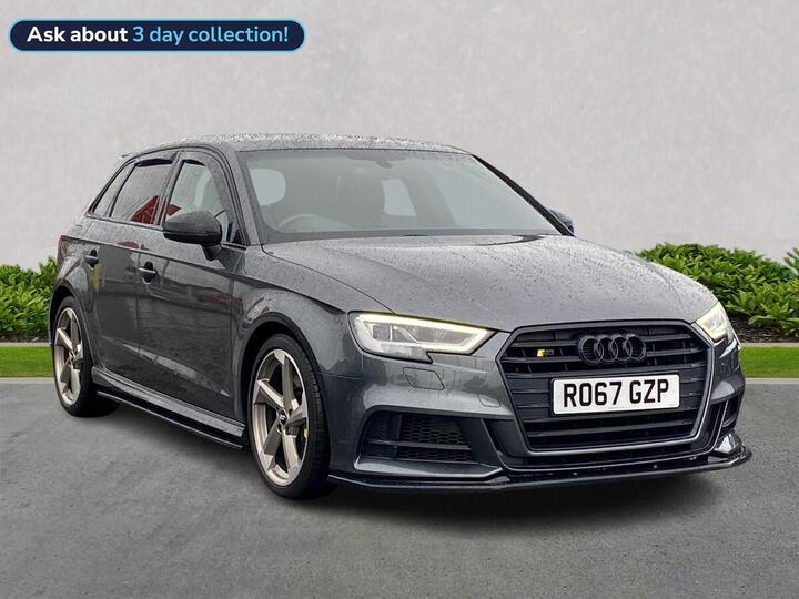 Audi A3 2.0 TFSI Black Edition Sportback S Tronic Quattro Euro 6 (s/s) 5dr