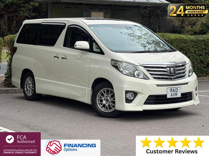 Toyota Alphard Premium Leather Seats, 2013 White