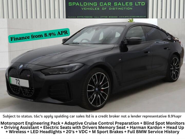 BMW I4 M50 83.9kWh Gran Coupe Auto 4WD 5dr