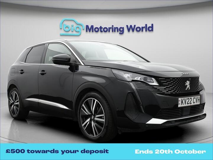 Peugeot 3008 1.6 13.2kWh GT E-EAT 4WD Euro 6 (s/s) 5dr