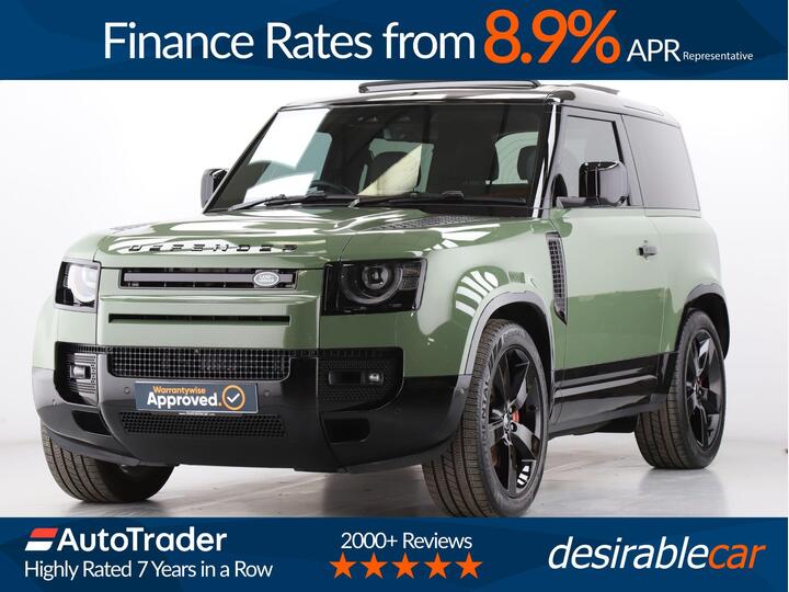 Land Rover Defender 90 5.0 P425 V8 X Auto 4WD Euro 6 (s/s) 3dr