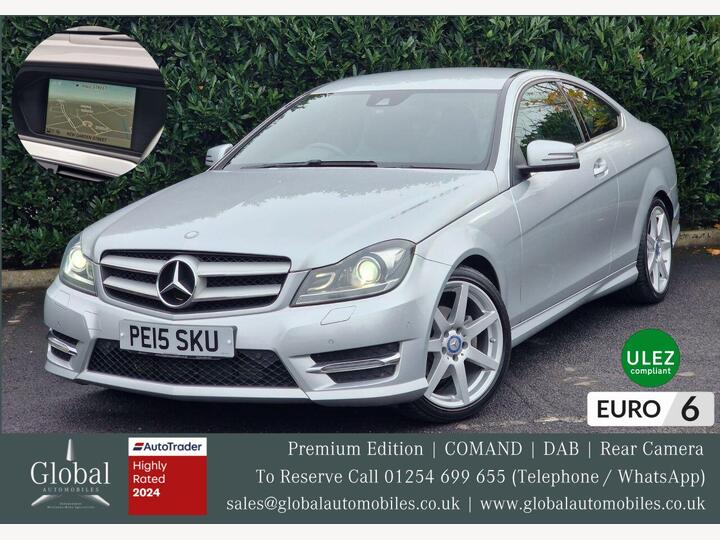 Mercedes-Benz C-CLASS 2.1 C250 CDI AMG Sport Edition G-Tronic+ Euro 5 (s/s) 2dr Mercedes-Benz C-CLASS 2.1 C250 CDI AMG Sport Edition G-Tronic+ Euro 5 (s/s) 2dr