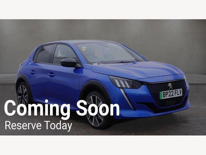 Peugeot E-208 50kWh GT Premium Auto 5dr (7kW Charger)