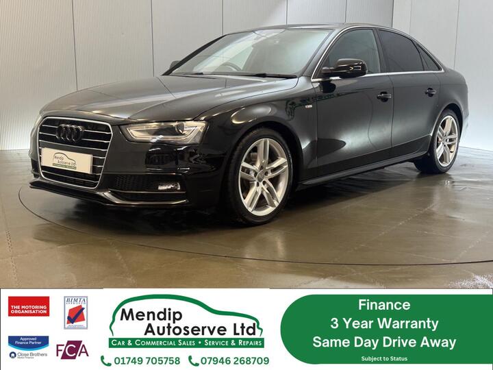 Audi A4 2.0 TFSI S Line Saloon 4dr Petrol Multitronic Euro 5 (s/s) (211 Ps)