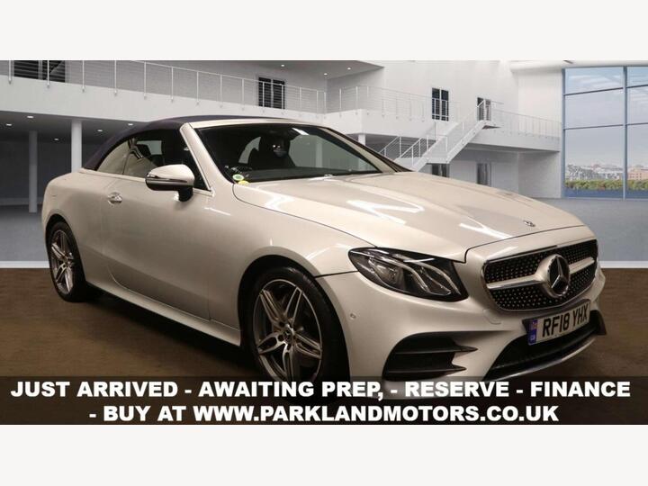 Mercedes-Benz E-CLASS 2.0 E220d AMG Line (Premium) Cabriolet G-Tronic+ Euro 6 (s/s) 2dr