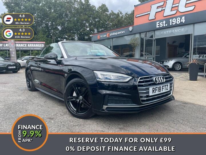 Audi A5 CABRIOLET 2.0 TDI S Line S Tronic Quattro Euro 6 (s/s) 2dr