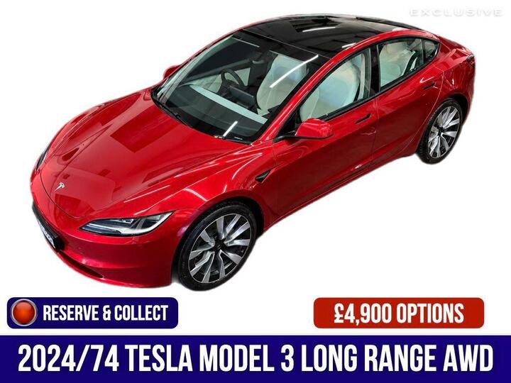 Tesla Model 3 (Dual Motor) Long Range Auto 4WDE 4dr