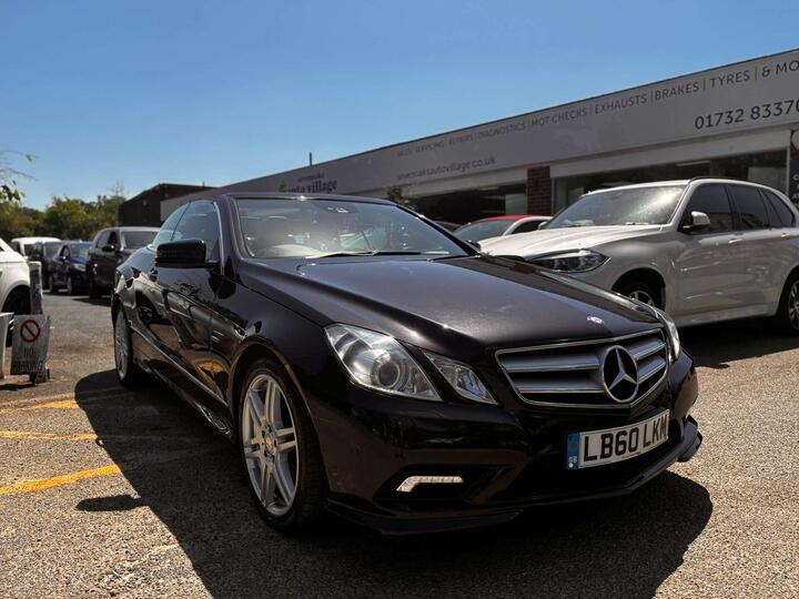 Mercedes-Benz E CLASS 3.0 E350 CDI V6 BlueEfficiency Sport Cabriolet G-Tronic Euro 5 2dr Mercedes-Benz E CLASS 3.0 E350 CDI V6 BlueEfficiency Sport Cabriolet G-Tronic Euro 5 2dr