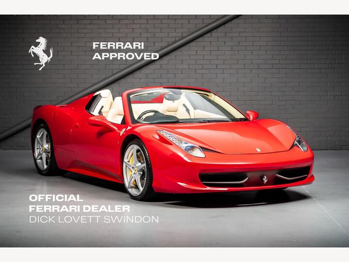 Ferrari 458 4.5 Spider F1 DCT Euro 5 2dr Ferrari 458 4.5 Spider F1 DCT Euro 5 2dr