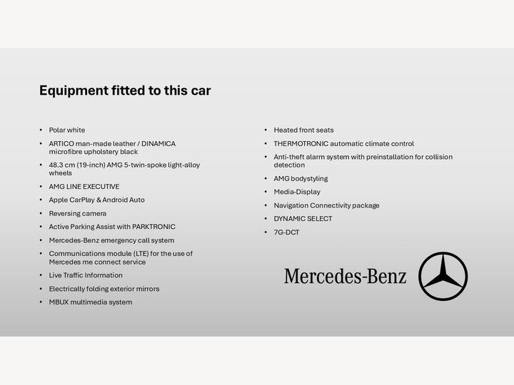 Mercedes-Benz GLA 1.3 GLA200 AMG Line (Executive) 7G-DCT Euro 6 (s/s) 5dr