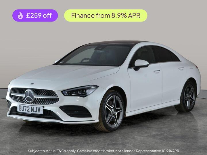 Mercedes-Benz CLA 1.3 CLA250e 15.6kWh AMG Line (Premium Plus) Coupe 8G-DCT Euro 6 (s/s) 4dr