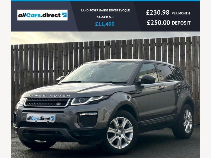 Land Rover RANGE ROVER EVOQUE 2.0 ED4 SE Tech FWD Euro 6 (s/s) 5dr