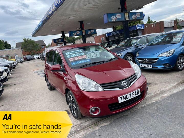 Nissan Note 1.6 16V N-tec+ Auto Euro 5 5dr