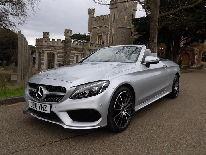 Mercedes-Benz C Class 2.1 C220d AMG Line (Premium Plus) Cabriolet G-Tronic+ 4MATIC Euro 6 (s/s) 2dr