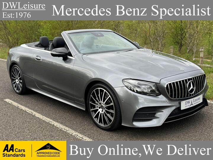 Mercedes-Benz E Class 2.0 E350 AMG Line Night Edition (Premium Plus) Cabriolet G-Tronic+ Euro 6 (s/s) 2dr Mercedes-Benz E Class 2.0 E350 AMG Line Night Edition (Premium Plus) Cabriolet G-Tronic+ Euro 6 (s/s) 2dr
