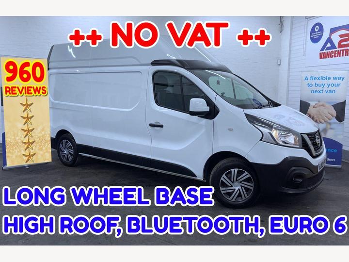 Nissan NV300 1.6 DCI ACENTA ++ LONG WHEEL BASE ++ HIGH ROOF ++  READY TO DRIVE AWAY ++ BLUETOOTH, AIRCON, STOP START, EURO 6, AD BLUE, REAR SENSORS, PLY LINED, AND