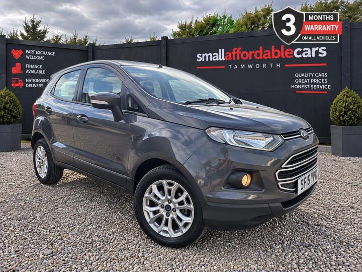 Ford EcoSport 1.0T EcoBoost Zetec 2WD Euro 6 (s/s) 5dr