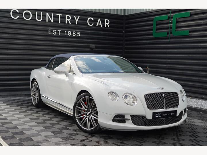 Bentley Continental 6.0 W12 GTC Speed Auto 4WD Euro 5 2dr