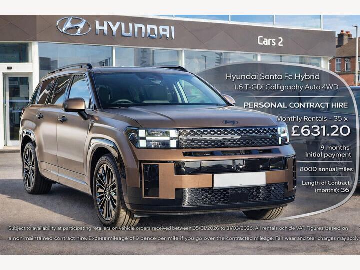 Hyundai Santa Fe 1.6 H T-GDi Calligraphy Auto 4WD Euro 6 (s/s) 5dr (7Seat)