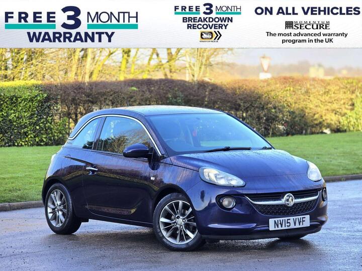 Vauxhall ADAM 1.2i JAM Euro 6 3dr