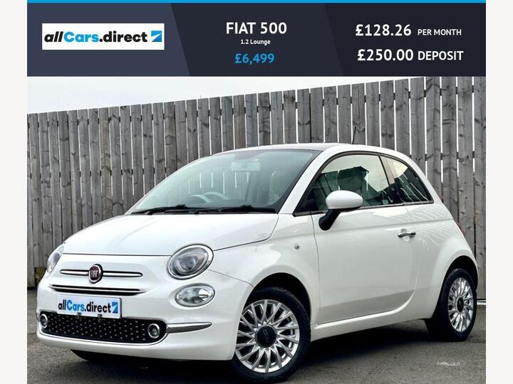 Fiat 500 1.2 Lounge Euro 6 (s/s) 3dr