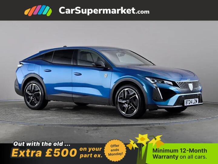 Peugeot 408 1.2 PureTech GT Fastback EAT Euro 6 (s/s) 5dr Peugeot 408 1.2 PureTech GT Fastback EAT Euro 6 (s/s) 5dr