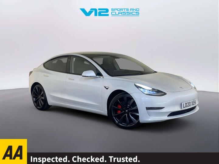 Tesla Model 3 (Dual Motor) Performance Auto 4WDE 4dr (Performance Upgrade)