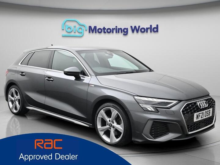 Audi A3 1.0 TFSI 30 S Line Sportback S Tronic Euro 6 (s/s) 5dr
