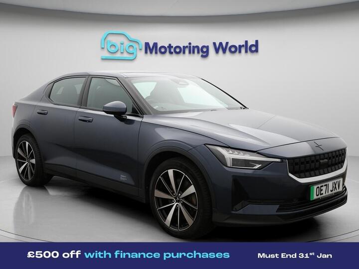 Polestar Polestar 2 Single Motor 78kWh Long Range Fastback Auto FWD 5dr Polestar Polestar 2 Single Motor 78kWh Long Range Fastback Auto FWD 5dr