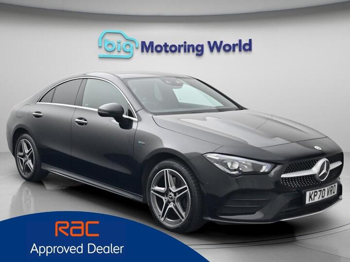 Mercedes-Benz CLA 1.3 CLA250e 15.6kWh AMG Line (Premium) Coupe 8G-DCT Euro 6 (s/s) 4dr Mercedes-Benz CLA 1.3 CLA250e 15.6kWh AMG Line (Premium) Coupe 8G-DCT Euro 6 (s/s) 4dr