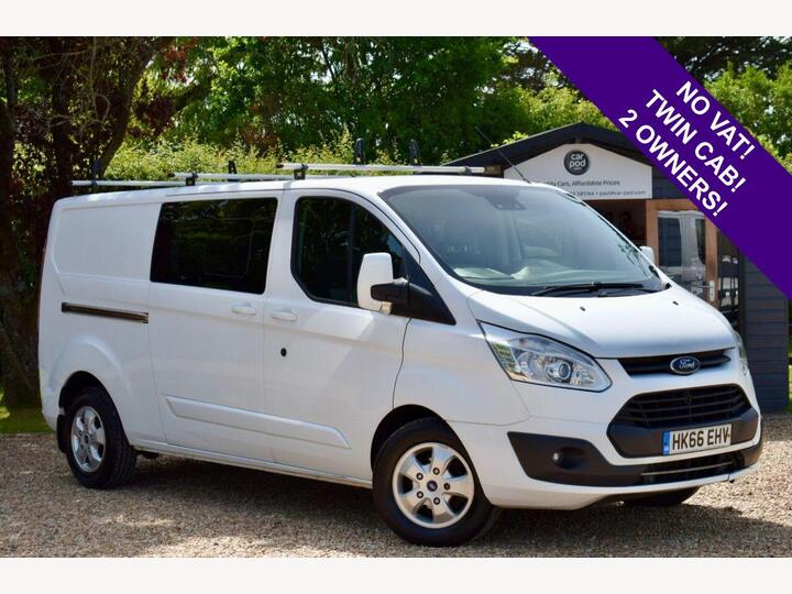 Ford TRANSIT CUSTOM 2.0 TDCi 290 Limited Panel Van 5dr Diesel Manual L2 H2 (170 G/km, 128 Bhp) NO VAT + TWIN CAB!
