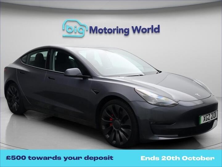 Tesla Model 3 (Dual Motor) Performance Auto 4WDE 4dr (Performance Upgrade)