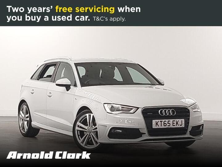 Audi A3 2.0 TDI S Line Sportback S Tronic Quattro Euro 6 (s/s) 5dr (Nav)
