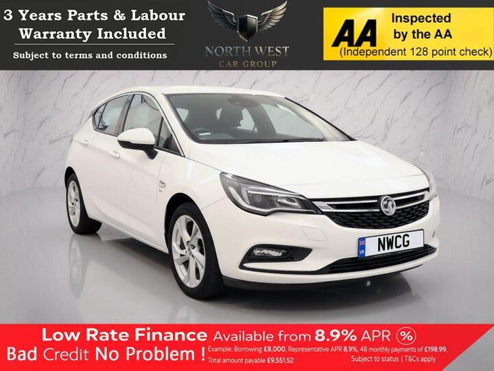 Vauxhall ASTRA 1.0i Turbo EcoFLEX SRi Euro 6 (s/s) 5dr