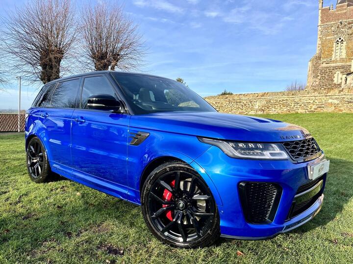 Land Rover RANGE ROVER SPORT 5.0 P575 V8 SVR Auto 4WD Euro 6 (s/s) 5dr Land Rover RANGE ROVER SPORT 5.0 P575 V8 SVR Auto 4WD Euro 6 (s/s) 5dr