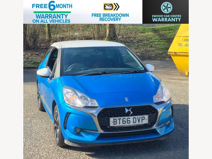 DS AUTOMOBILES DS 3 1.2 PureTech Elegance EAT6 Euro 6 (s/s) 3dr DS AUTOMOBILES DS 3 1.2 PureTech Elegance EAT6 Euro 6 (s/s) 3dr