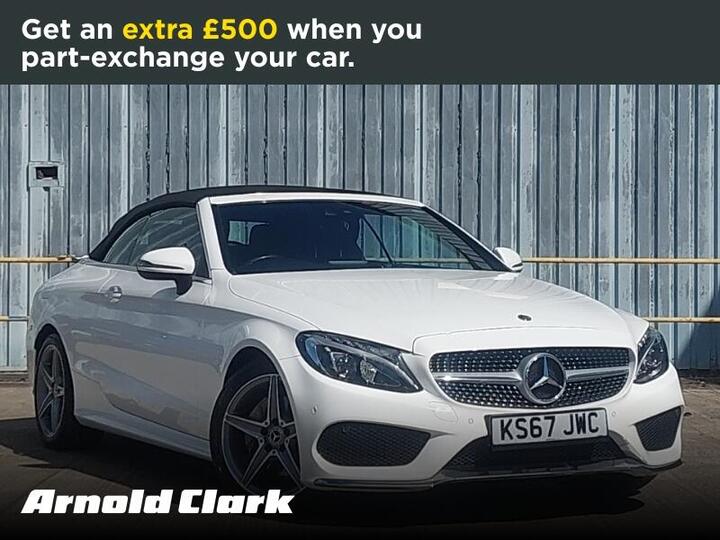 Mercedes-Benz C Class 2.1 C220d AMG Line Cabriolet G-Tronic+ Euro 6 (s/s) 2dr