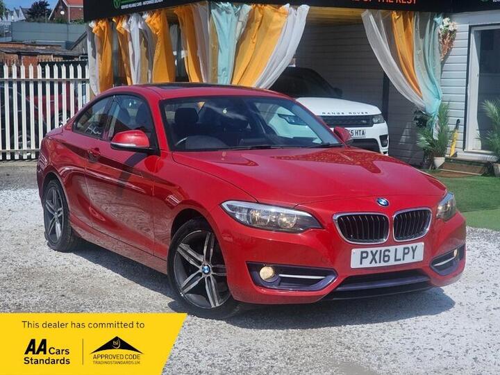 BMW 2 Series 2.0 220d Sport Euro 6 (s/s) 2dr
